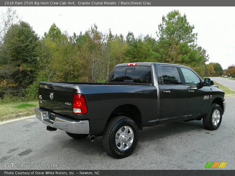 Granite Crystal Metallic / Black/Diesel Gray 2018 Ram 2500 Big Horn Crew Cab 4x4