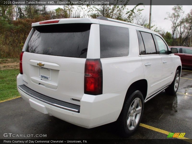 Iridescent Pearl Tricoat / Cocoa/Dune 2018 Chevrolet Tahoe Premier 4WD