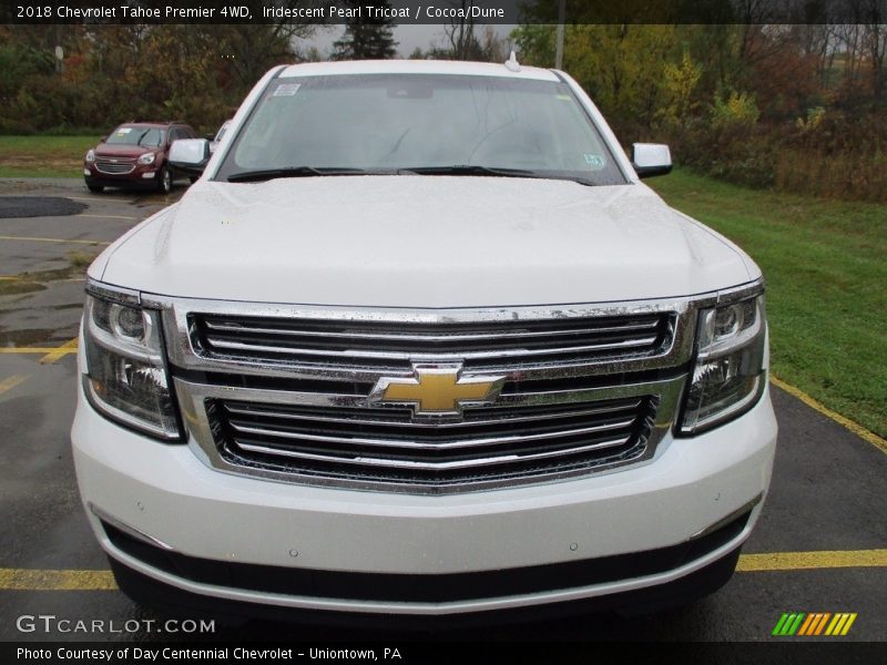 Iridescent Pearl Tricoat / Cocoa/Dune 2018 Chevrolet Tahoe Premier 4WD