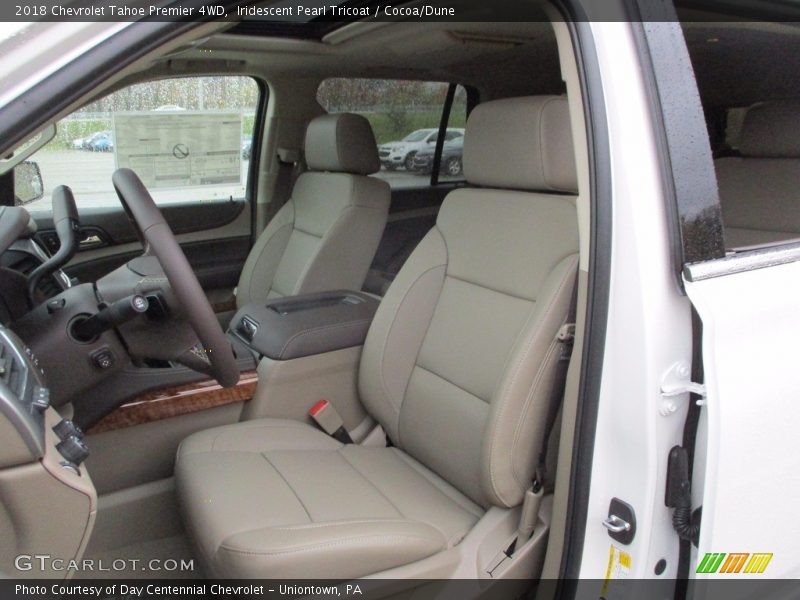 Front Seat of 2018 Tahoe Premier 4WD