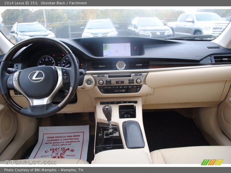 Obsidian Black / Parchment 2014 Lexus ES 350