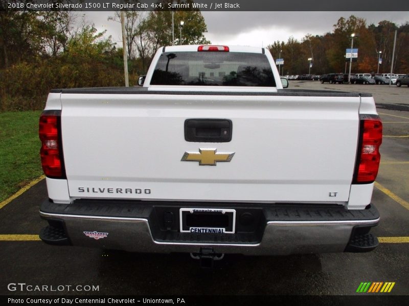 Summit White / Jet Black 2018 Chevrolet Silverado 1500 LT Regular Cab 4x4