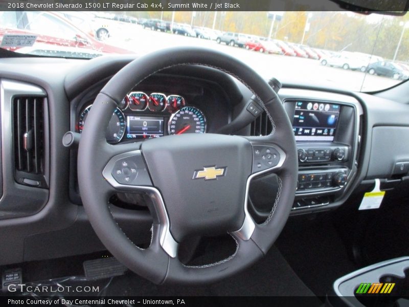 Summit White / Jet Black 2018 Chevrolet Silverado 1500 LT Regular Cab 4x4