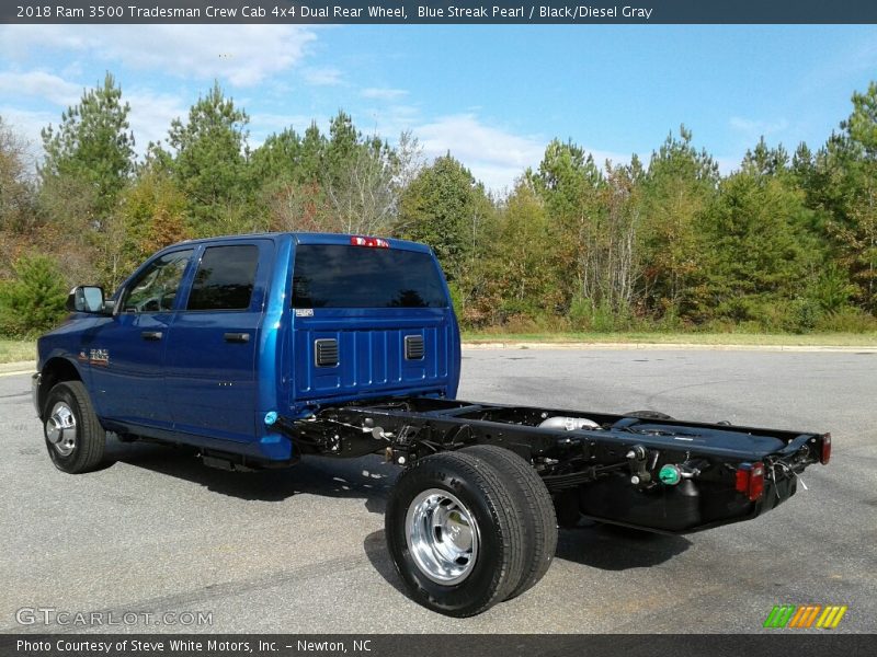 Blue Streak Pearl / Black/Diesel Gray 2018 Ram 3500 Tradesman Crew Cab 4x4 Dual Rear Wheel