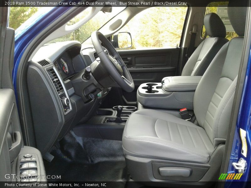 Front Seat of 2018 3500 Tradesman Crew Cab 4x4 Dual Rear Wheel