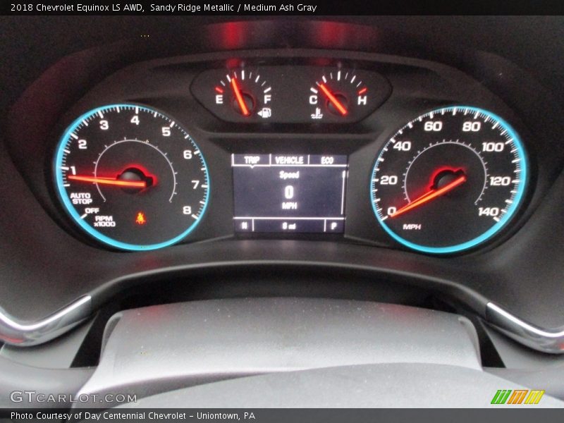 Sandy Ridge Metallic / Medium Ash Gray 2018 Chevrolet Equinox LS AWD