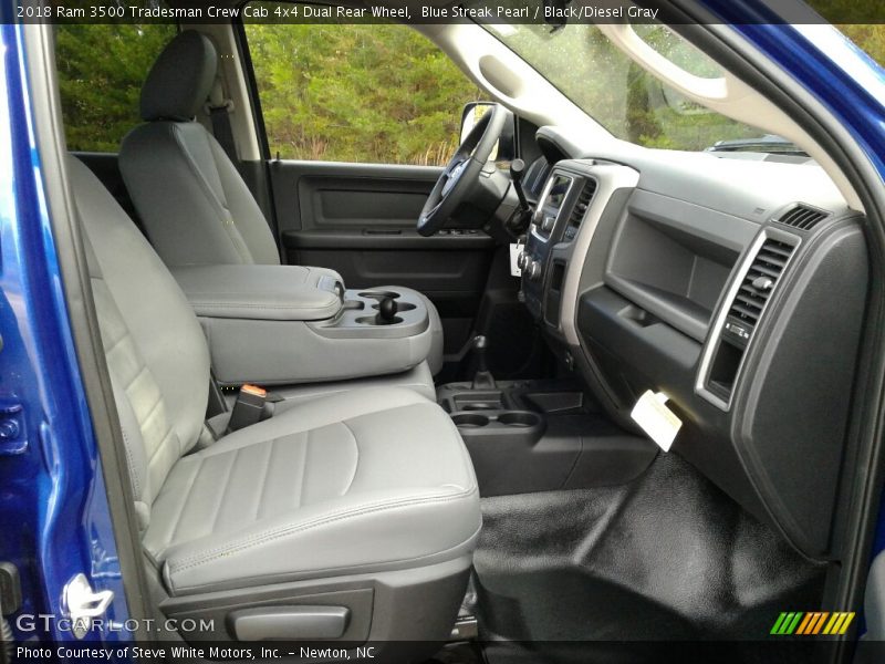 Front Seat of 2018 3500 Tradesman Crew Cab 4x4 Dual Rear Wheel