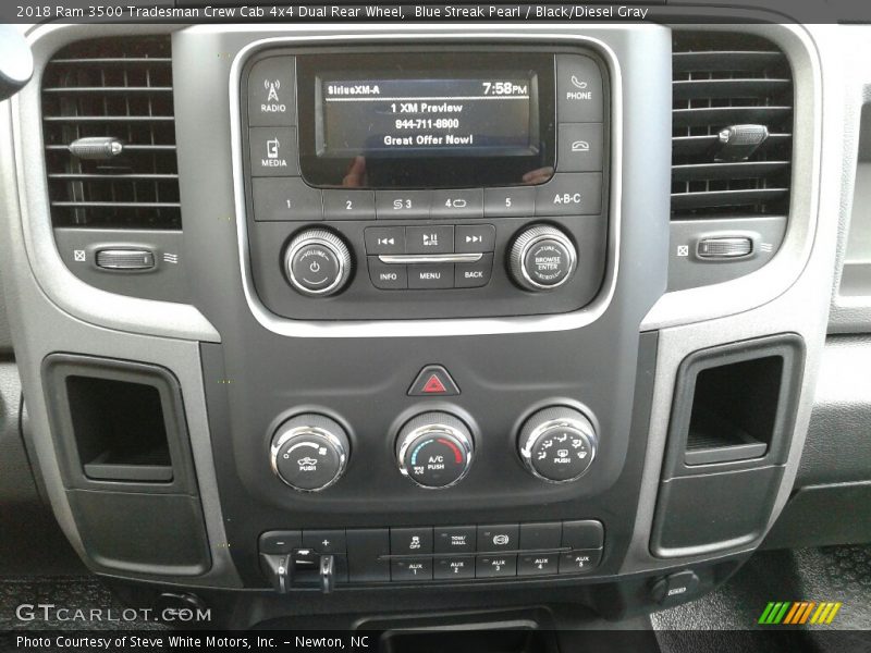 Controls of 2018 3500 Tradesman Crew Cab 4x4 Dual Rear Wheel