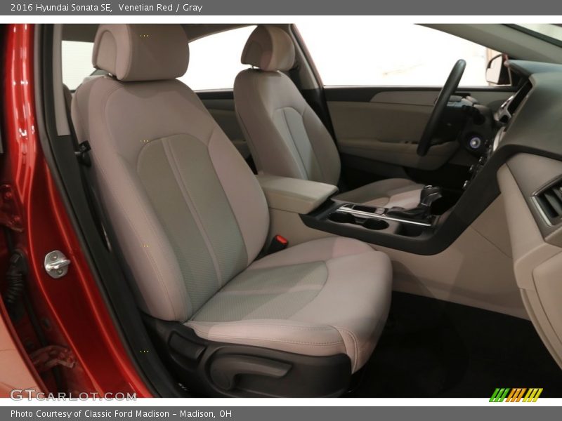 Venetian Red / Gray 2016 Hyundai Sonata SE