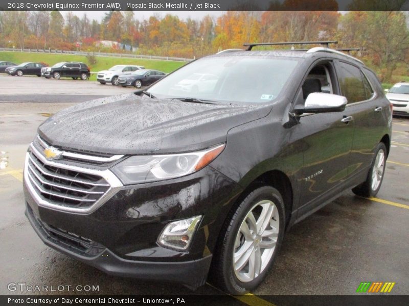 Mosaic Black Metallic / Jet Black 2018 Chevrolet Equinox Premier AWD