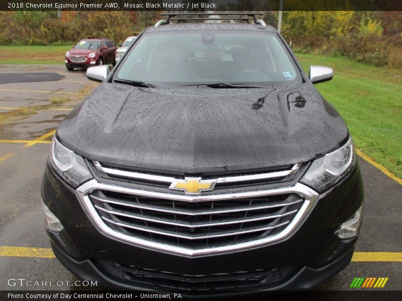 Mosaic Black Metallic / Jet Black 2018 Chevrolet Equinox Premier AWD