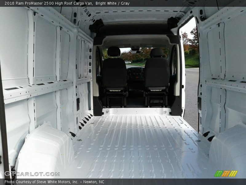 Bright White / Gray 2018 Ram ProMaster 2500 High Roof Cargo Van