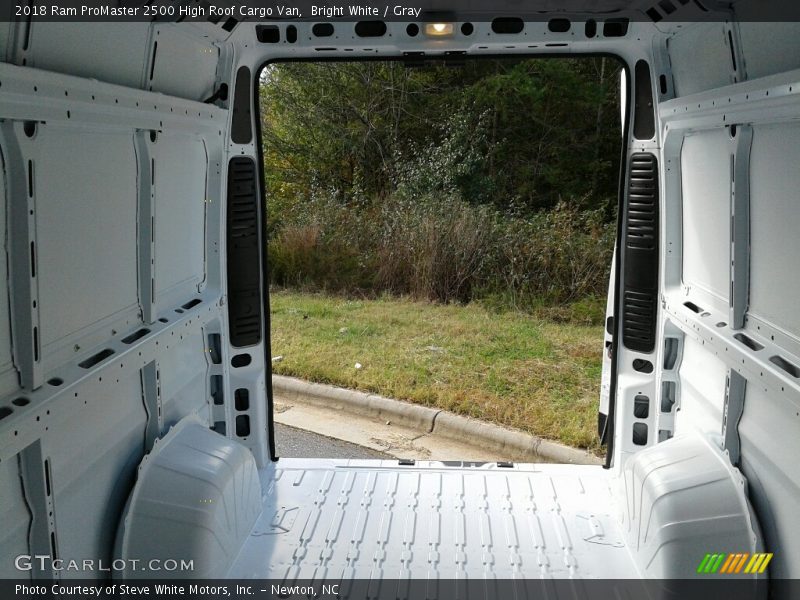 Bright White / Gray 2018 Ram ProMaster 2500 High Roof Cargo Van