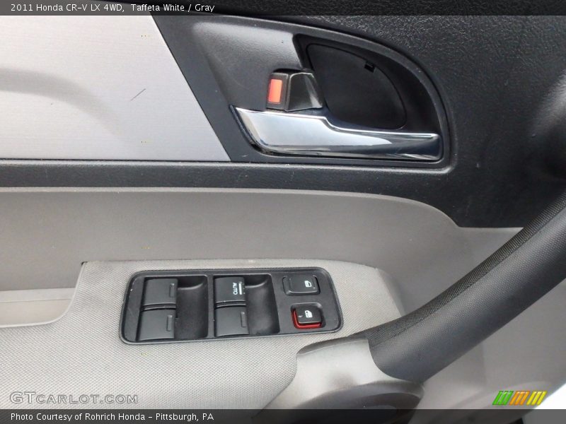 Taffeta White / Gray 2011 Honda CR-V LX 4WD