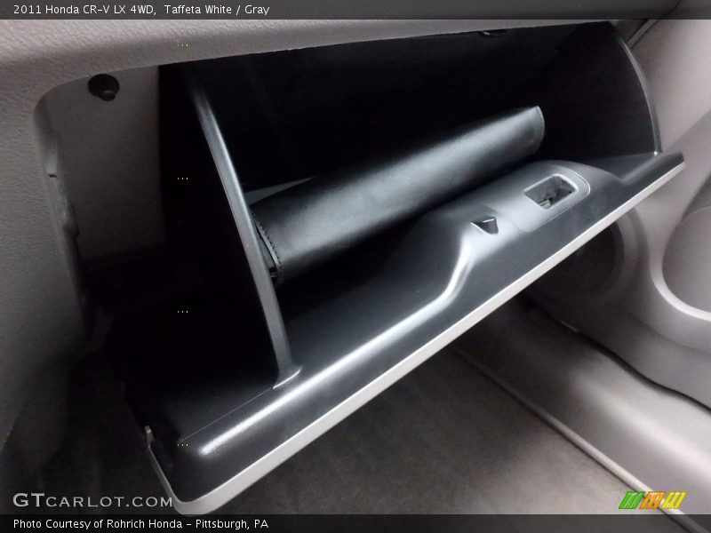 Taffeta White / Gray 2011 Honda CR-V LX 4WD