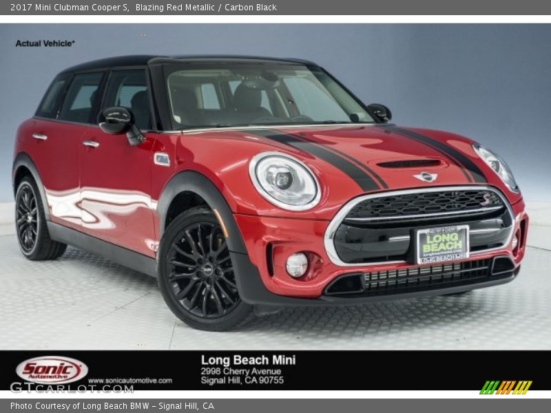 Blazing Red Metallic / Carbon Black 2017 Mini Clubman Cooper S