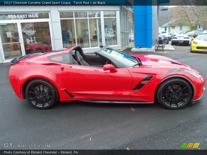 Torch Red / Jet Black 2017 Chevrolet Corvette Grand Sport Coupe
