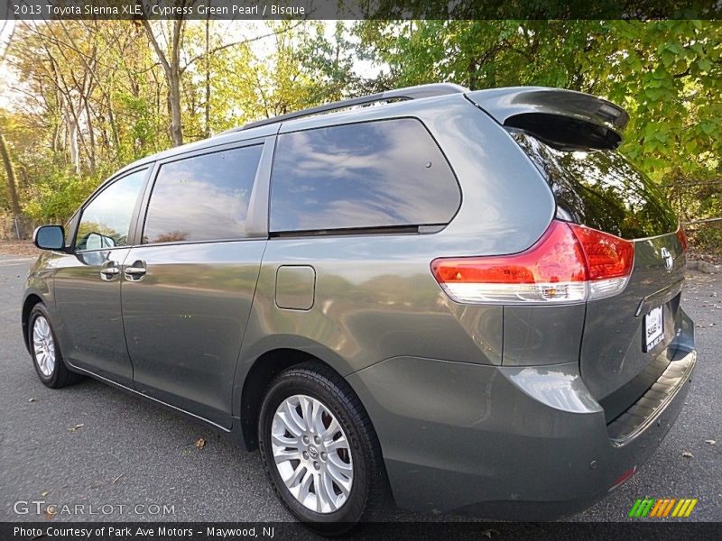 Cypress Green Pearl / Bisque 2013 Toyota Sienna XLE