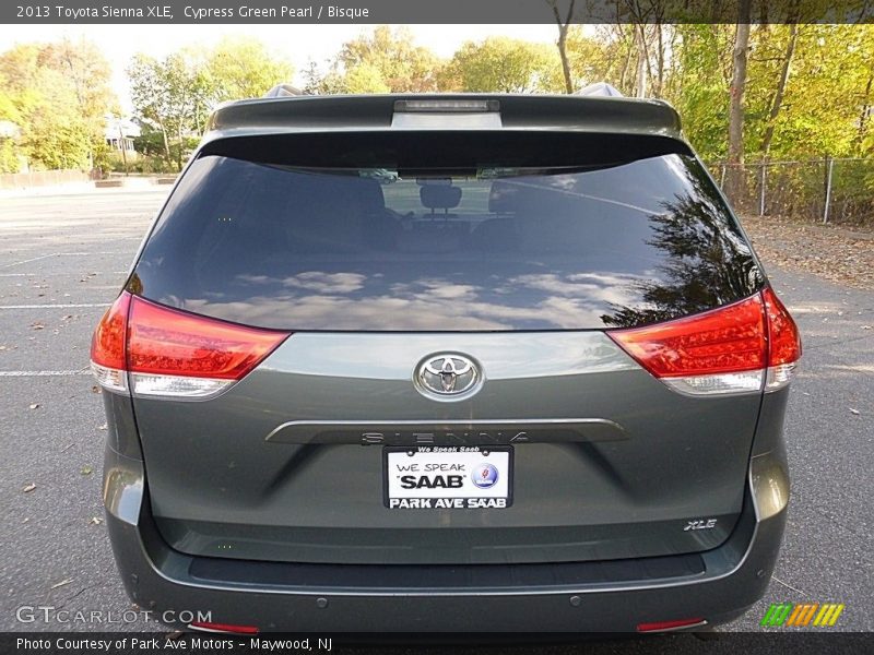 Cypress Green Pearl / Bisque 2013 Toyota Sienna XLE