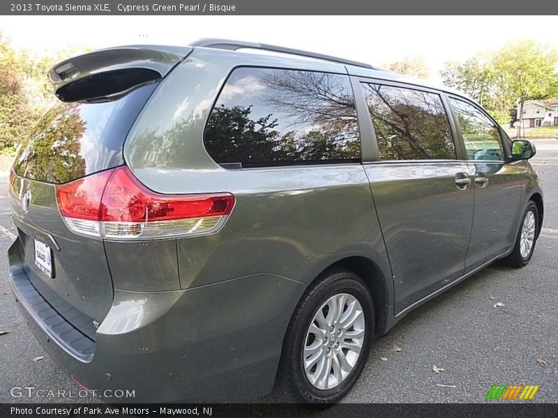 Cypress Green Pearl / Bisque 2013 Toyota Sienna XLE