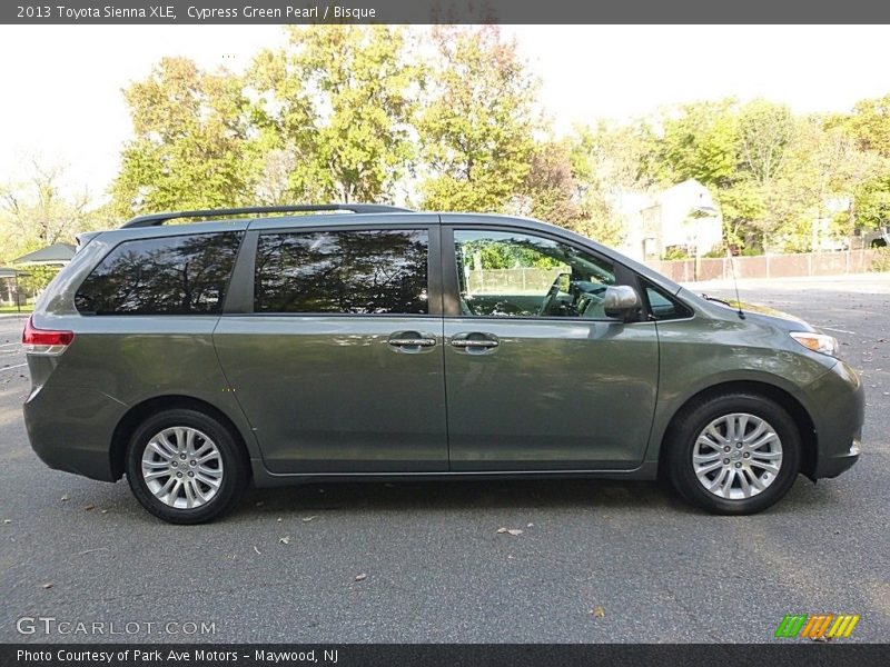 Cypress Green Pearl / Bisque 2013 Toyota Sienna XLE