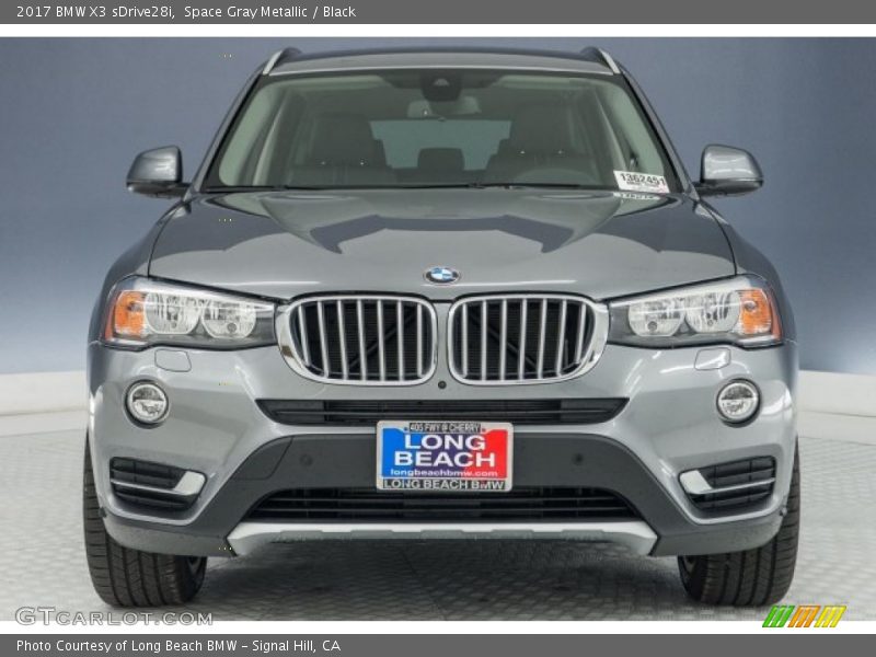 Space Gray Metallic / Black 2017 BMW X3 sDrive28i