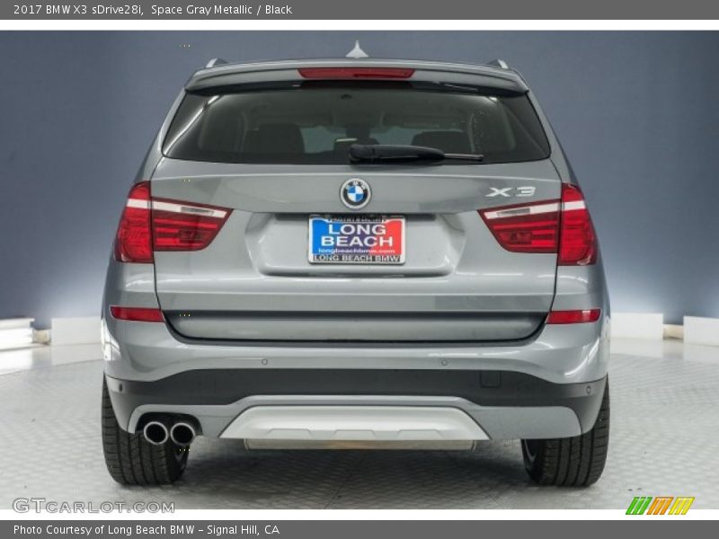 Space Gray Metallic / Black 2017 BMW X3 sDrive28i