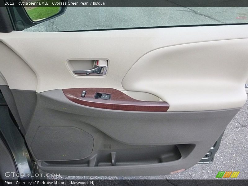 Cypress Green Pearl / Bisque 2013 Toyota Sienna XLE