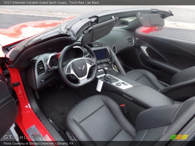  2017 Corvette Grand Sport Coupe Jet Black Interior