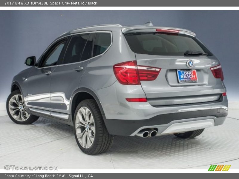 Space Gray Metallic / Black 2017 BMW X3 sDrive28i