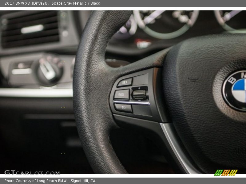Space Gray Metallic / Black 2017 BMW X3 sDrive28i