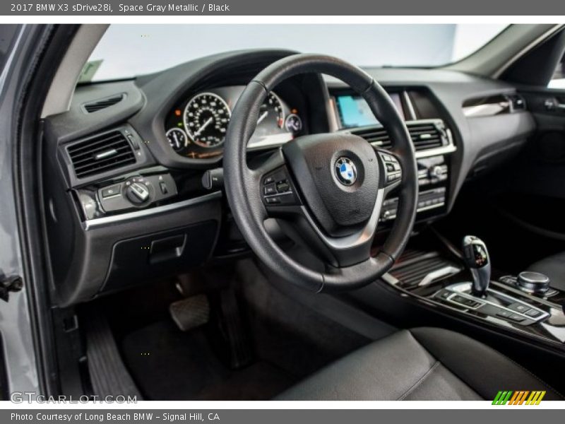 Space Gray Metallic / Black 2017 BMW X3 sDrive28i
