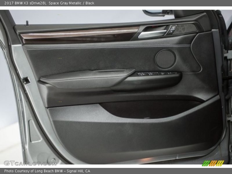 Space Gray Metallic / Black 2017 BMW X3 sDrive28i