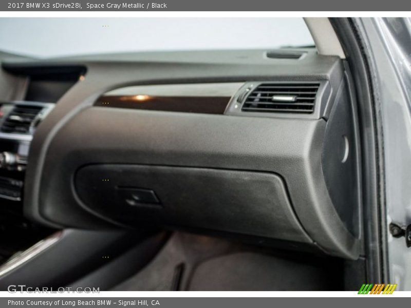 Space Gray Metallic / Black 2017 BMW X3 sDrive28i