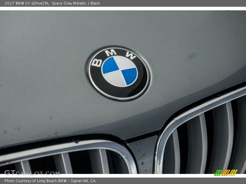 Space Gray Metallic / Black 2017 BMW X3 sDrive28i