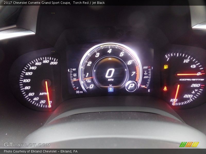  2017 Corvette Grand Sport Coupe Grand Sport Coupe Gauges