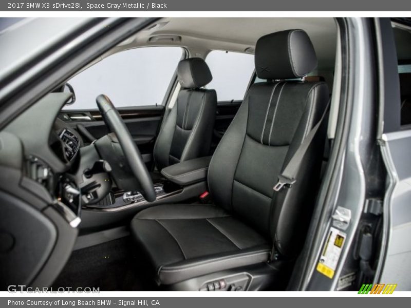 Space Gray Metallic / Black 2017 BMW X3 sDrive28i