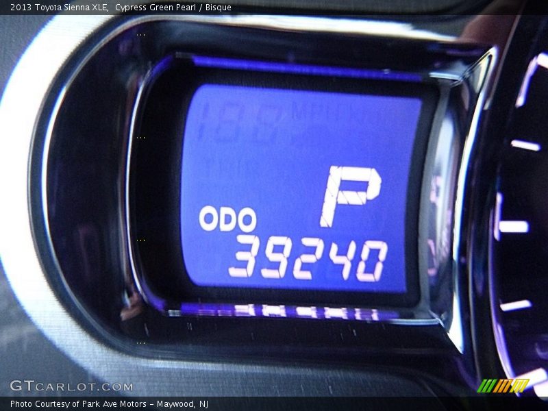 Cypress Green Pearl / Bisque 2013 Toyota Sienna XLE