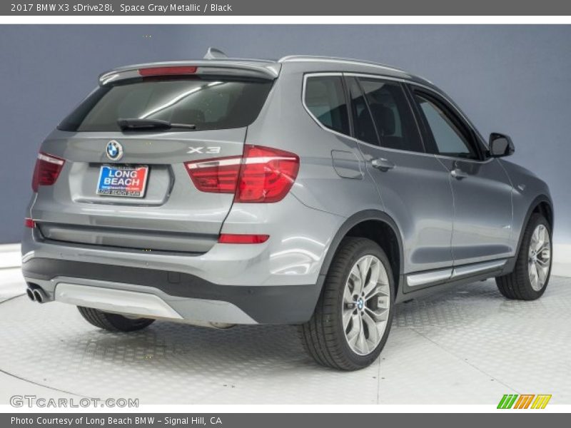 Space Gray Metallic / Black 2017 BMW X3 sDrive28i