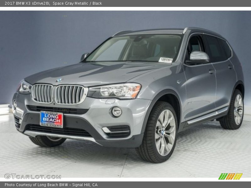 Space Gray Metallic / Black 2017 BMW X3 sDrive28i