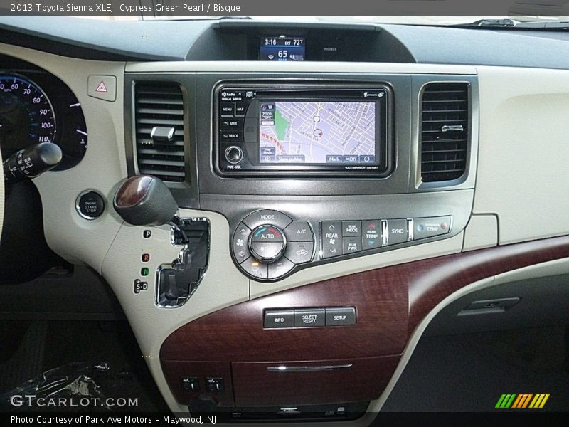 Cypress Green Pearl / Bisque 2013 Toyota Sienna XLE