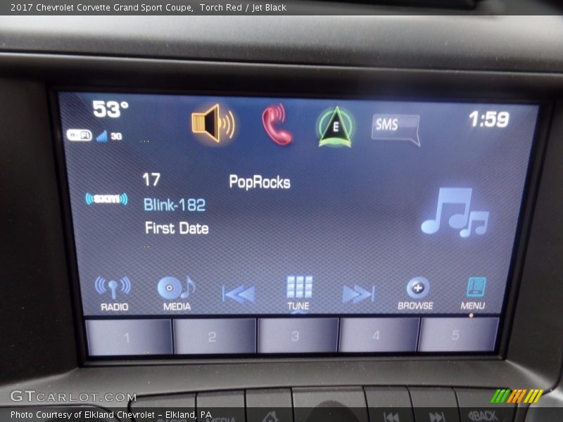 Torch Red / Jet Black 2017 Chevrolet Corvette Grand Sport Coupe