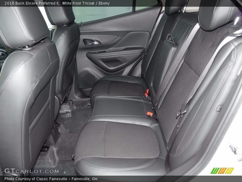 White Frost Tricoat / Ebony 2018 Buick Encore Preferred II