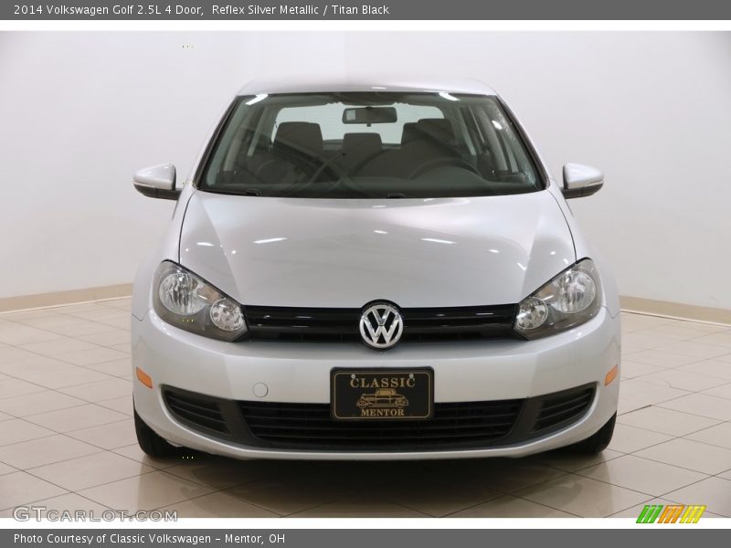 Reflex Silver Metallic / Titan Black 2014 Volkswagen Golf 2.5L 4 Door