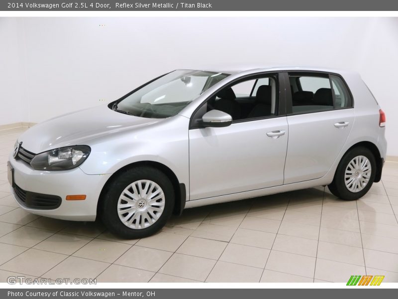 Reflex Silver Metallic / Titan Black 2014 Volkswagen Golf 2.5L 4 Door