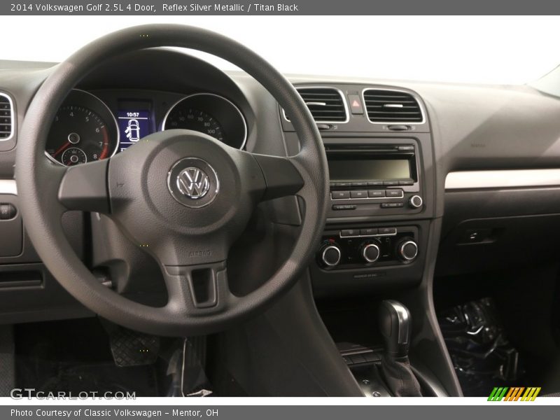Reflex Silver Metallic / Titan Black 2014 Volkswagen Golf 2.5L 4 Door