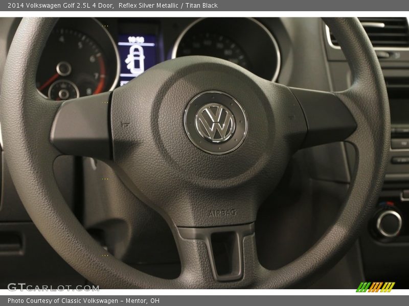 Reflex Silver Metallic / Titan Black 2014 Volkswagen Golf 2.5L 4 Door