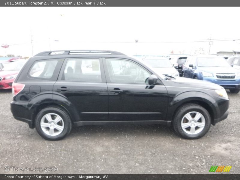 Obsidian Black Pearl / Black 2011 Subaru Forester 2.5 X