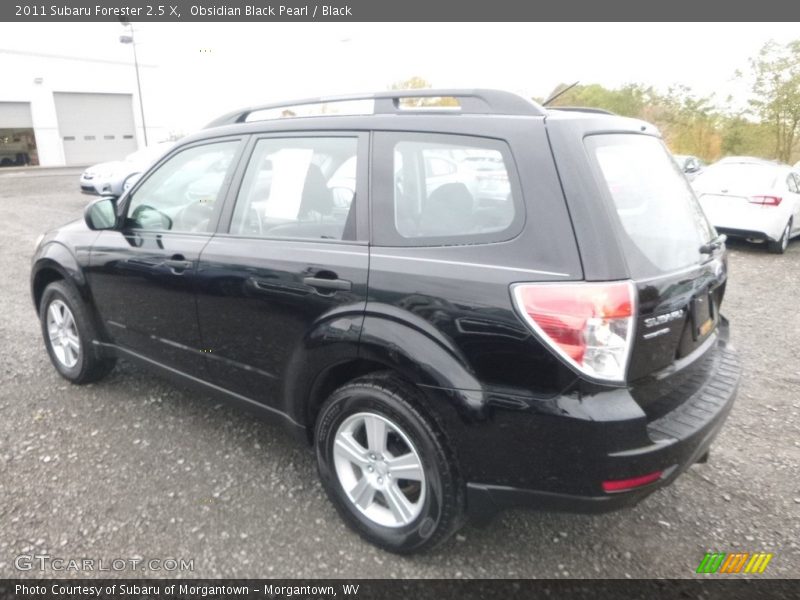 Obsidian Black Pearl / Black 2011 Subaru Forester 2.5 X