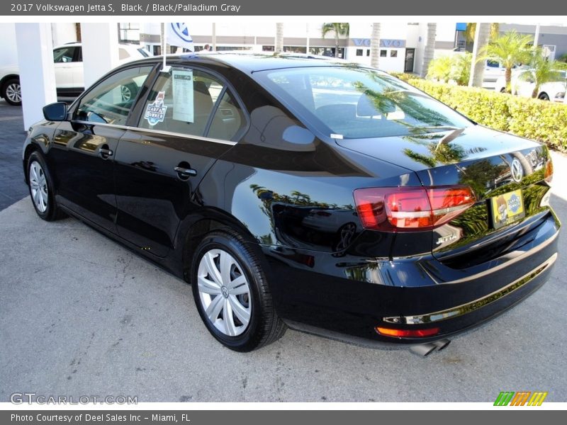 Black / Black/Palladium Gray 2017 Volkswagen Jetta S